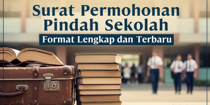 Surat Permohonan Pindah Sekolah Format Lengkap dan Terbaru
