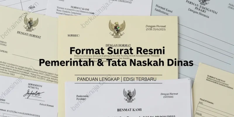 Surat Resmi Pemerintah Format & Tata Naskah Dinas