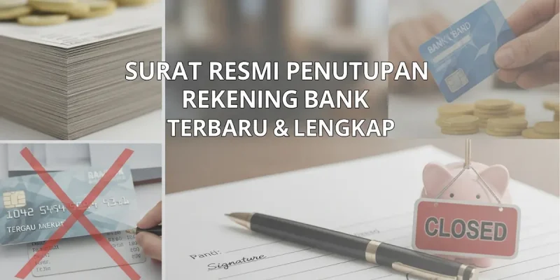 Surat Resmi Penutupan Rekening Bank Terbaru & Lengkap