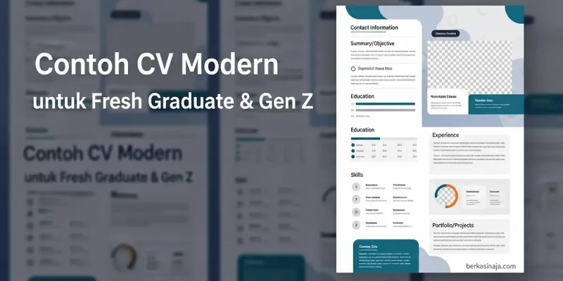 Contoh CV Modern untuk Fresh Graduate & Gen Z