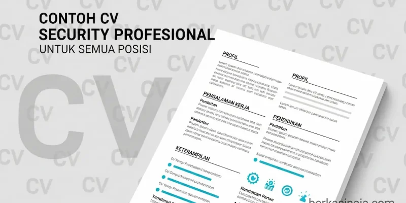 Contoh CV Security Profesional untuk Semua Posisi