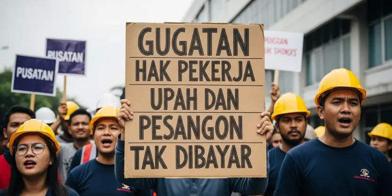 Gugatan Hak Pekerja Upah dan Pesangon Tak Dibayar