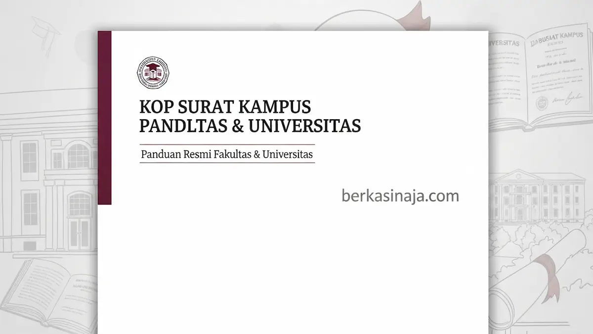 Kop Surat Kampus Panduan Resmi Fakultas & Universitas