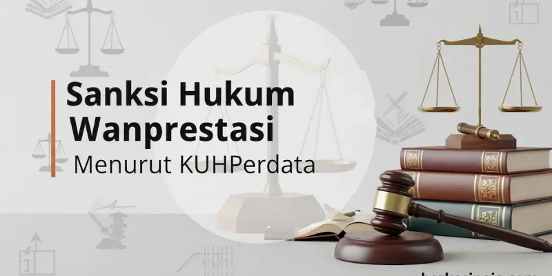 Sanksi Hukum Wanprestasi Menurut KUHPerdata
