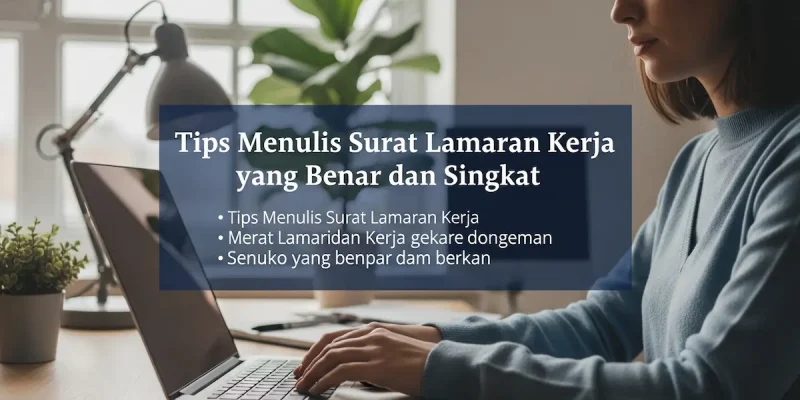 Tips Menulis Surat Lamaran Kerja yang Benar dan Singkat